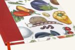Recipe book "Vegetable", with register